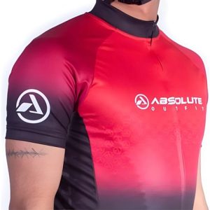 Camisa Absolute Classic Race Uv50 Mtb Masculina Zíper